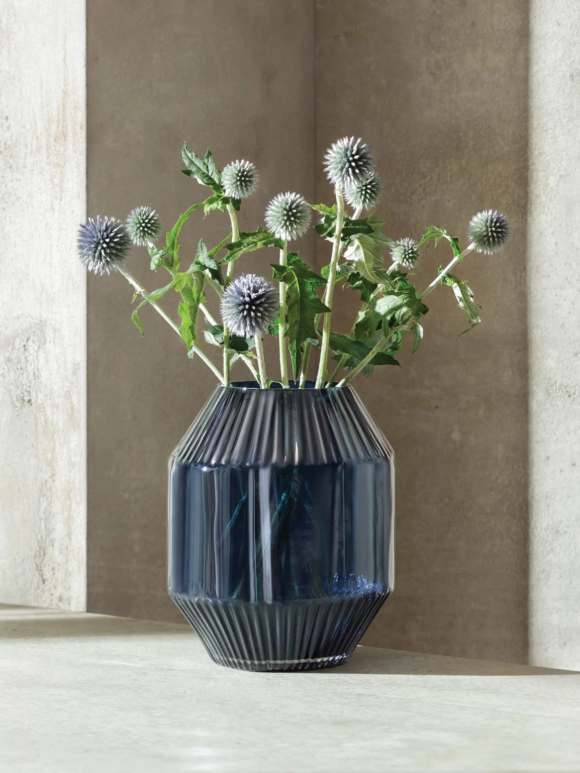 LSA International Rotunda Vase H37cm Sapphire