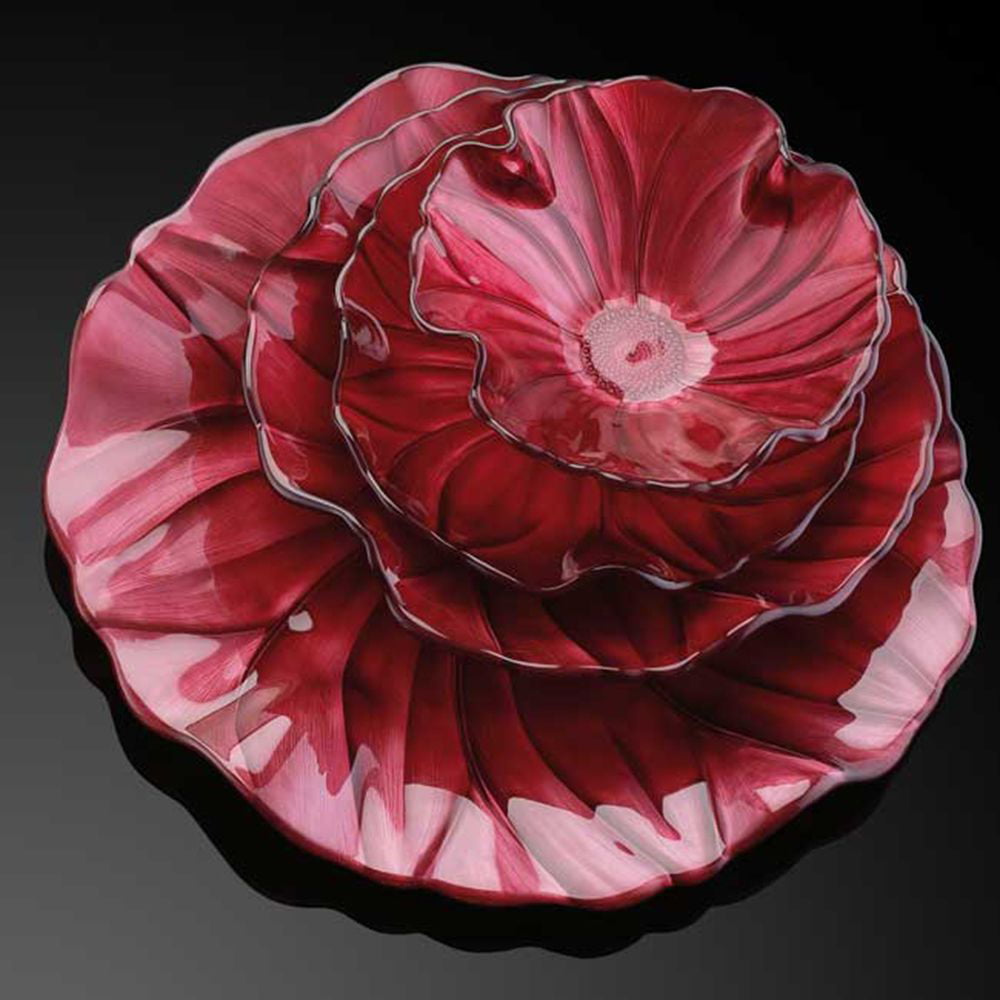 IVV Magnolia Bowl Pearly Red Decoration