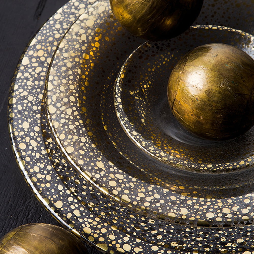 IVV Sparkling Plate Gold Decoration