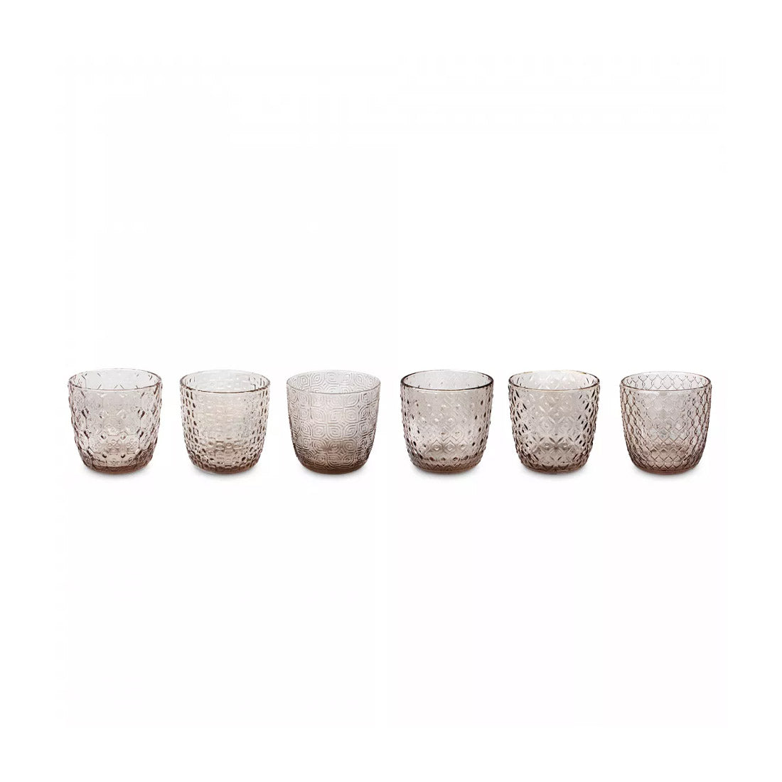 IVV Sixties Set of 6 Tumblers - Tortoise
