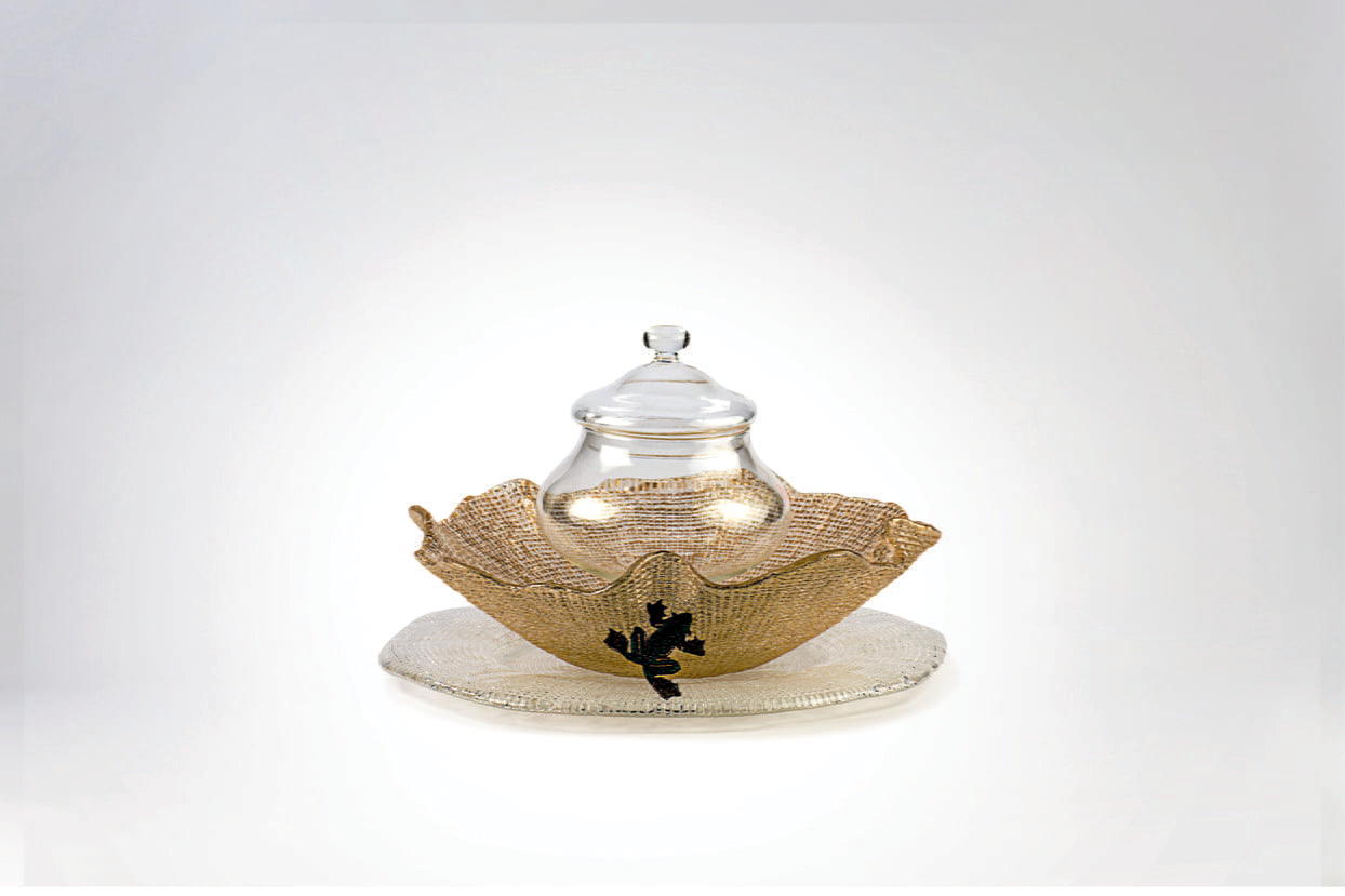 IVV Folies Centrepiece 41 cm - Tartoise Metalic Decoration