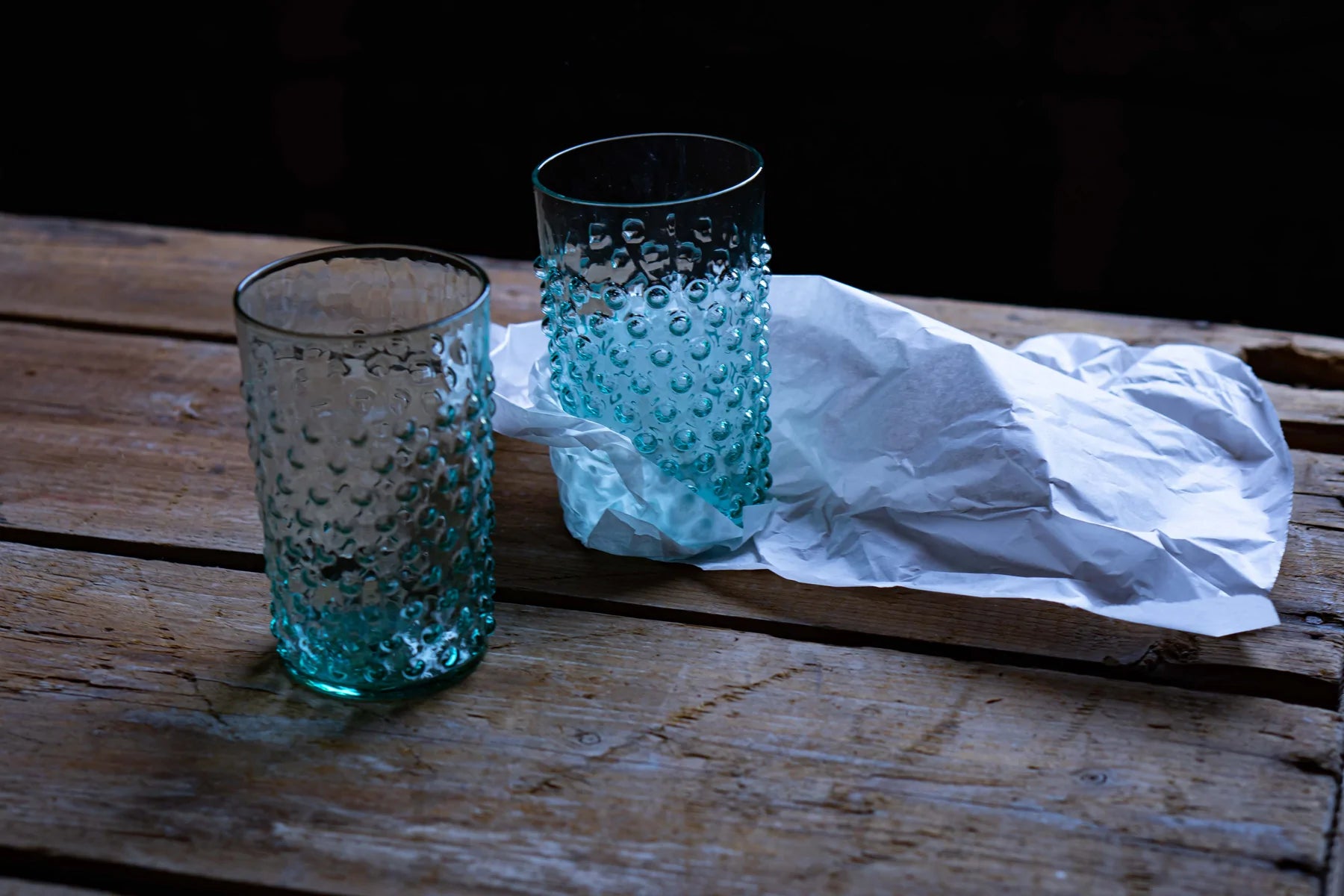 HOBNAIL 6PCS TUMBLERS SET 200ML (BERYL)