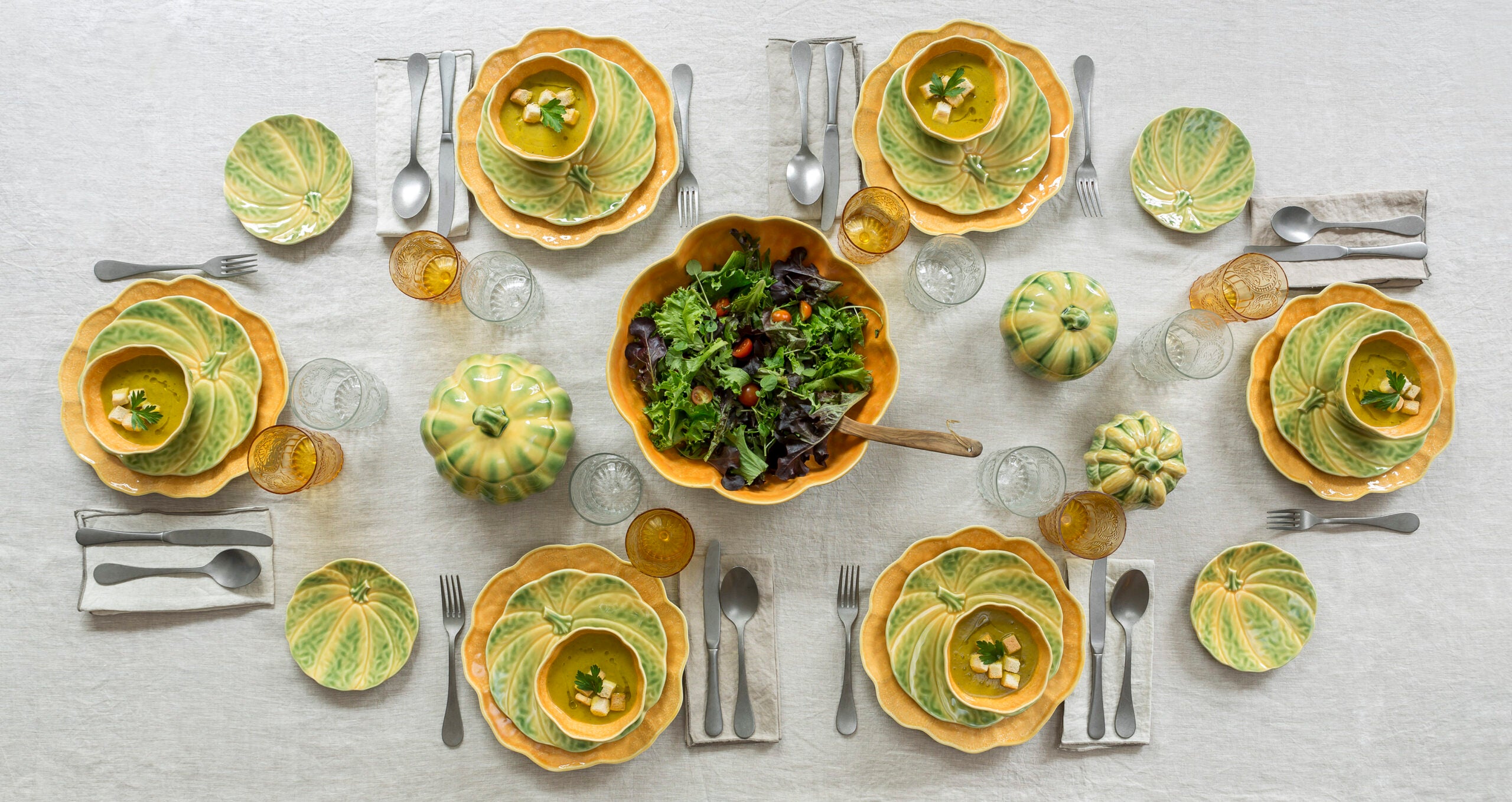 Bordallo Pinheiro Dessert Plate - Pumpkin