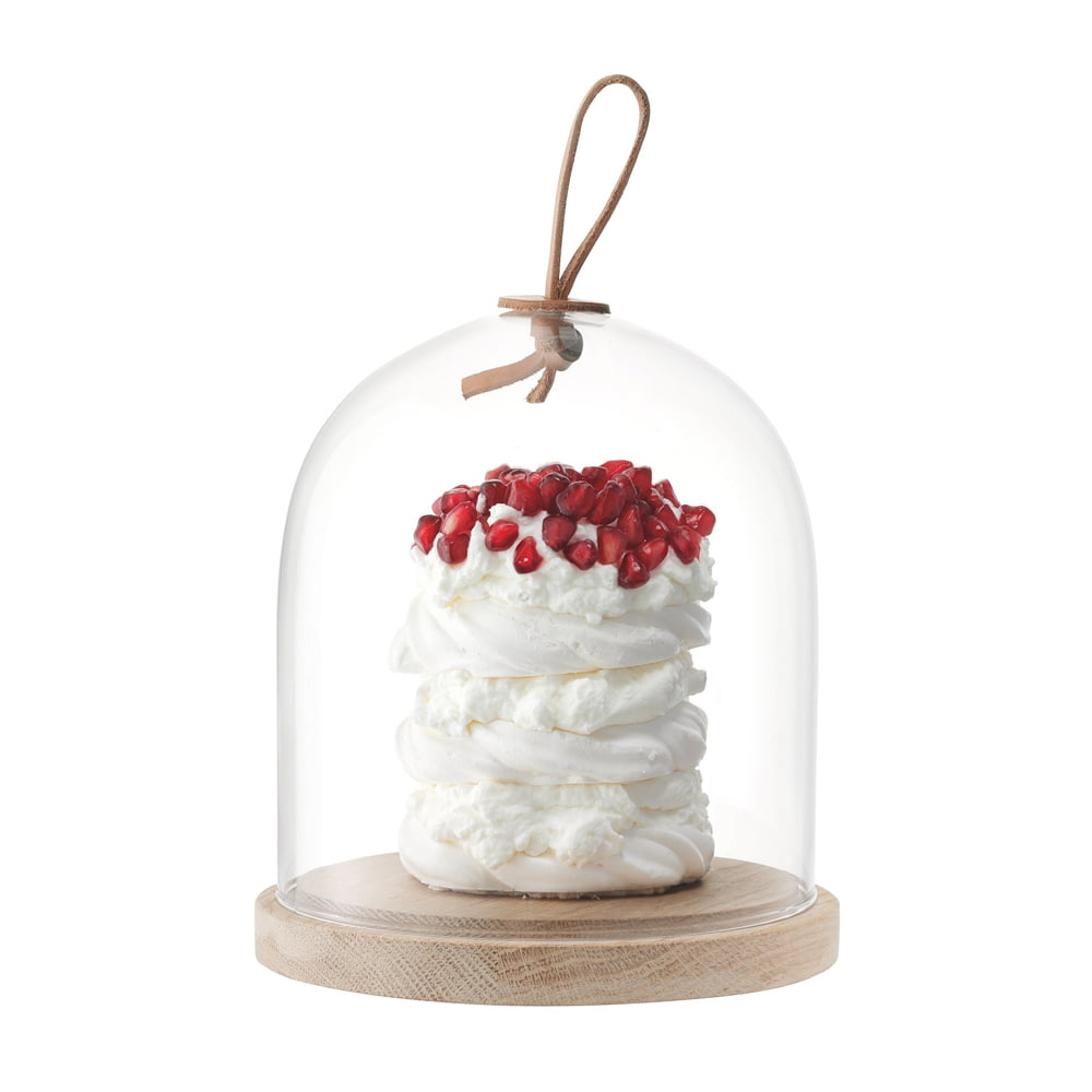 IVALO DOME &amp; ASH BASE Ø15CM H15.5CM CLEAR