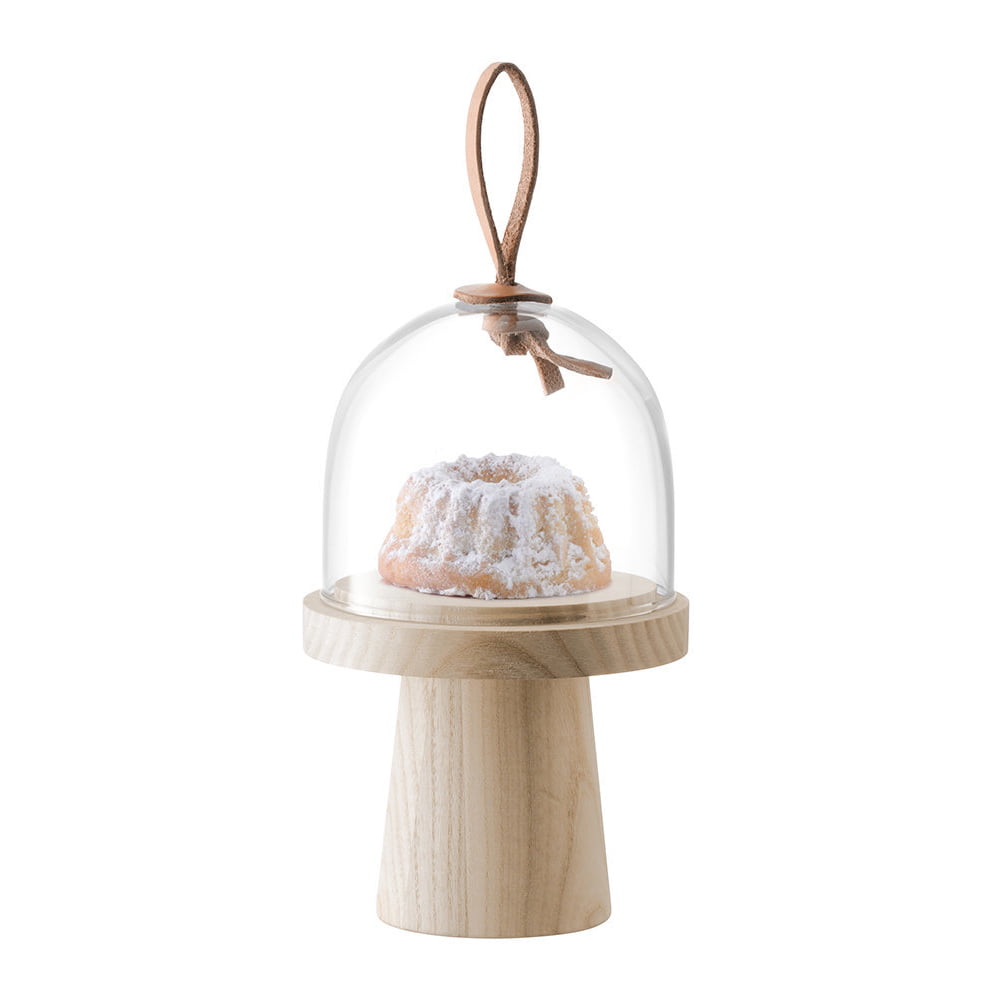 IVALO ASH STAND &amp; DOME  Ø11.5CM/H19CM CLEAR