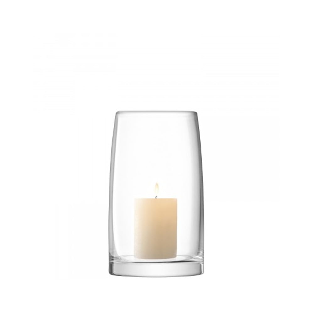 STEMS LANTERN/VASE H26CM CLEAR