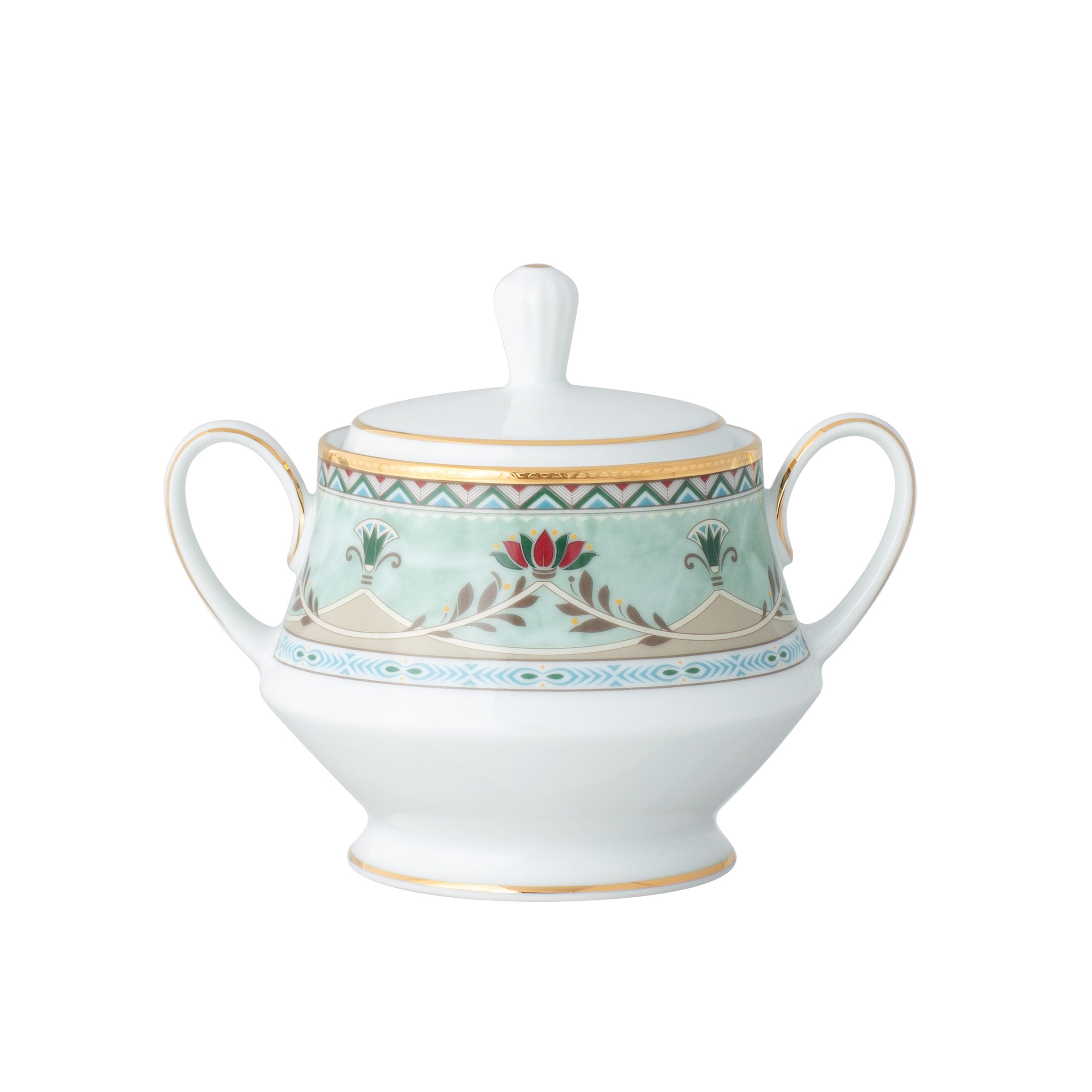 Noritake 96Pcs Dinner & Tea Set for 12 Person - Serene Garden