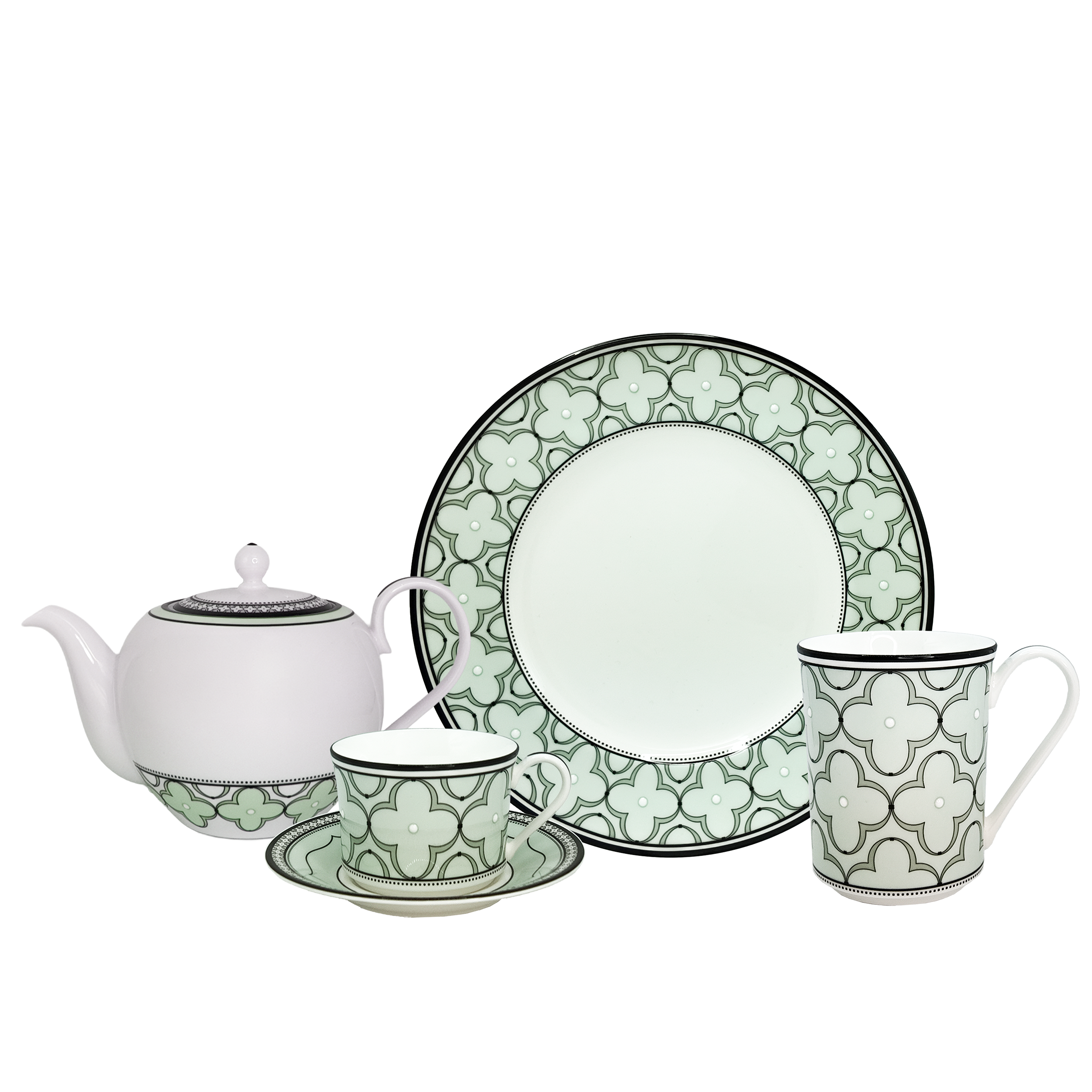 Noritake Mug W/Gift Box-Trefolio Mansion Green