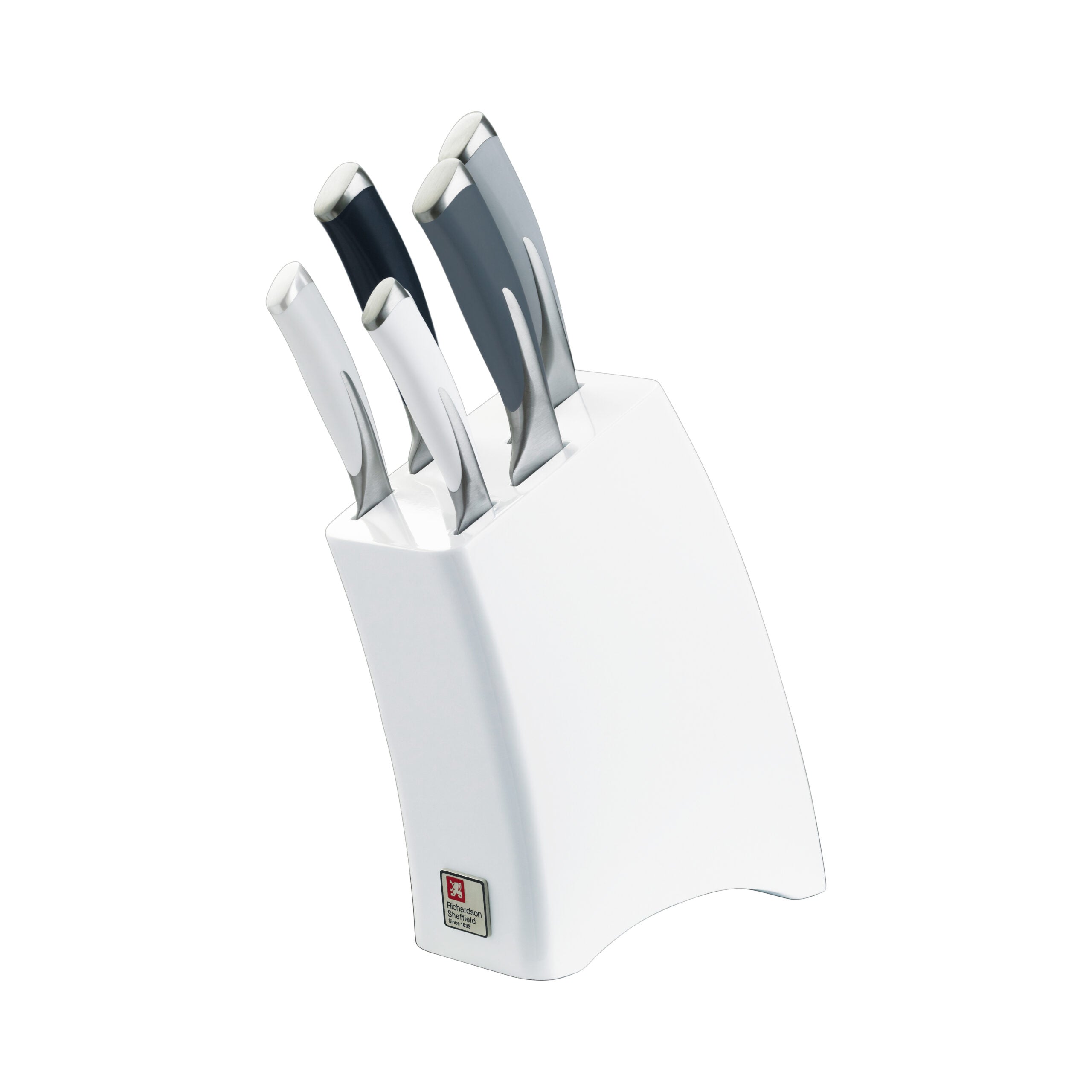 Richardson Sheffield Kyu Mono Kitchen Knife Block Set - 5Pcs