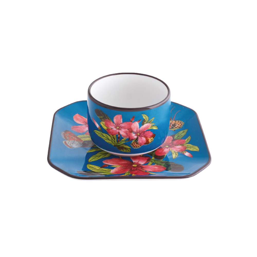 Vista Alegre Set 4 Tea Cups & Saucer - FÊTE VOS JEUX