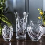 Royal Scot Crystal Woodland Fern Large Posy Vase - 180Mm (Gift Boxed)