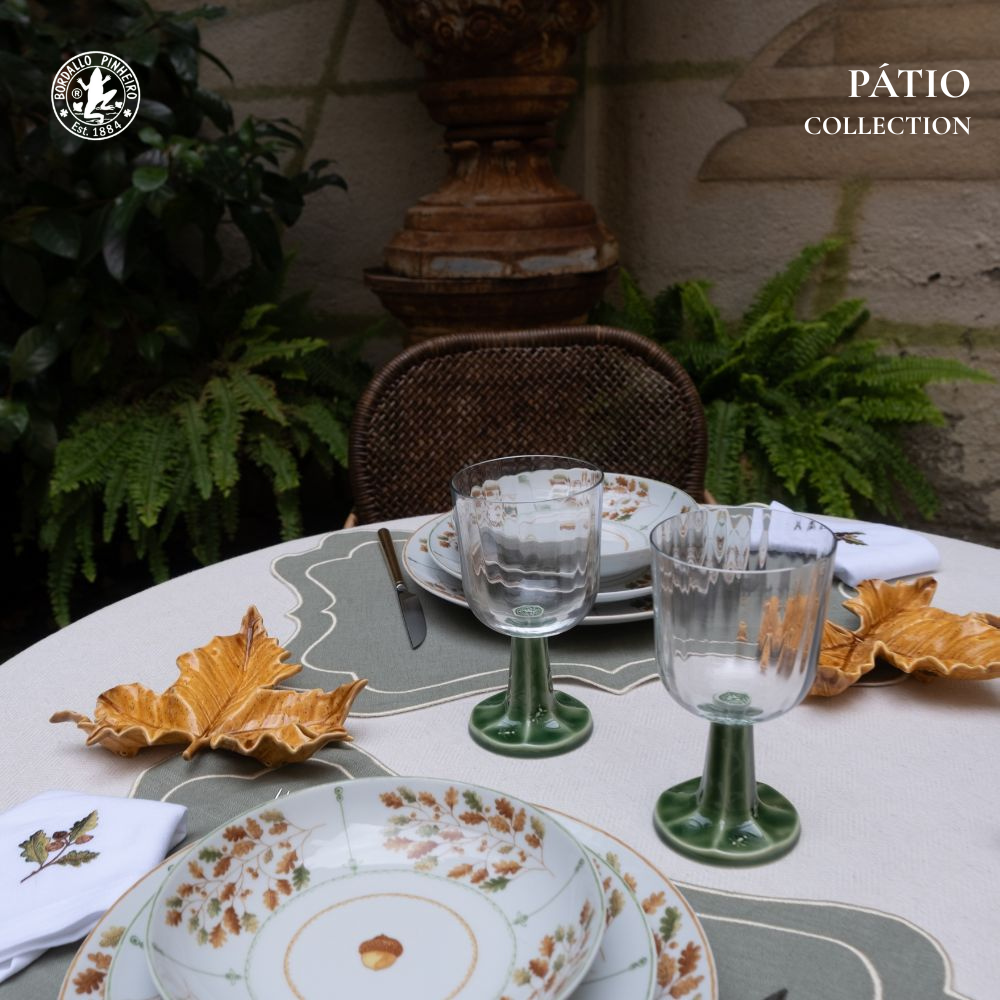 Bordallo Pinheiro Goblet Green Stem - Pátio