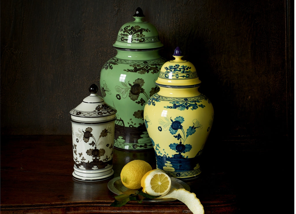 Ginori 1735 Ming Vase 30CM - Oriente Italiano Malachite